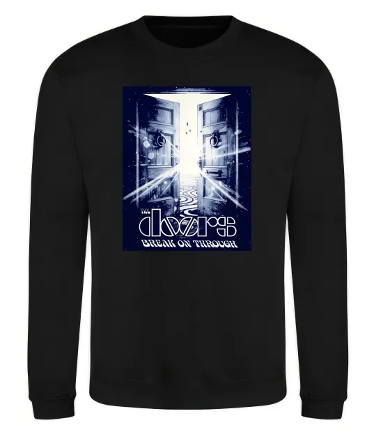 Свитшот The Doors break on through Черный фото