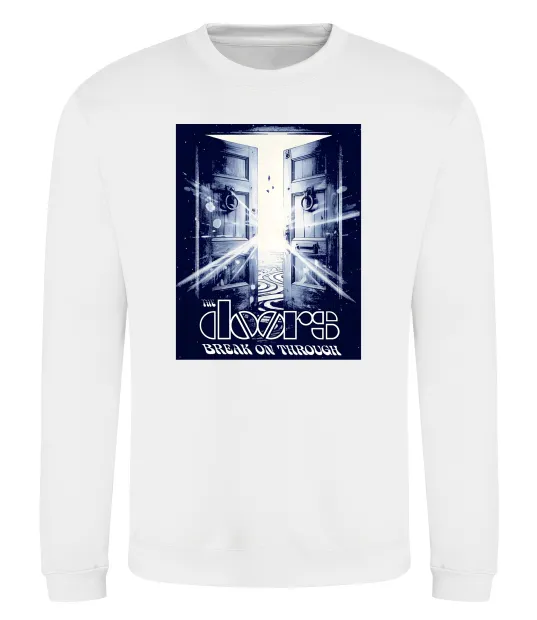 Свитшот The Doors break on through Белый фото