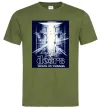 Чоловіча футболка The Doors break on through Оливковий фото