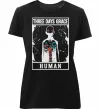 Жіноча преміум футболка Three days grace Human Чорний Жіноча преміум футболка Three days grace Human Чорний фото
