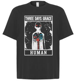 Футболка Оверсайз Three days grace Human