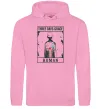 Женская толстовка (худи) Three days grace Human Розовый фото
