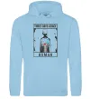 Женская толстовка (худи) Three days grace Human Голубой фото