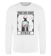 Свитшот Three days grace Human Белый фото