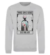 Свитшот Three days grace Human Серый меланж фото