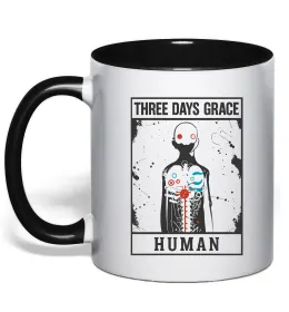 Чашка з кольоровою ручкою