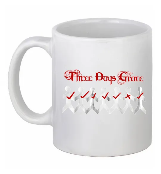 Чашка керамическая Three Days Grace One-X Белый фото