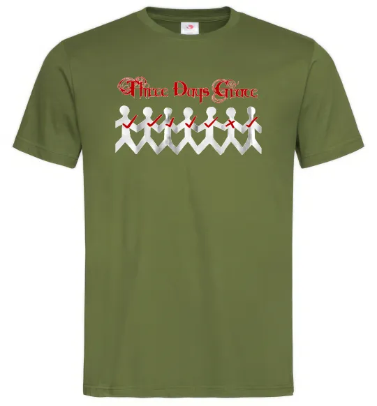 Мужская футболка Three Days Grace One-X Оливковый фото