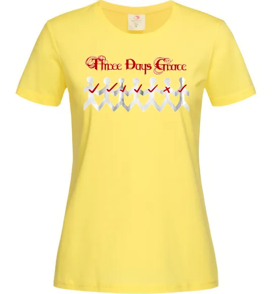 Женская футболка Three Days Grace One-X Лимонный фото