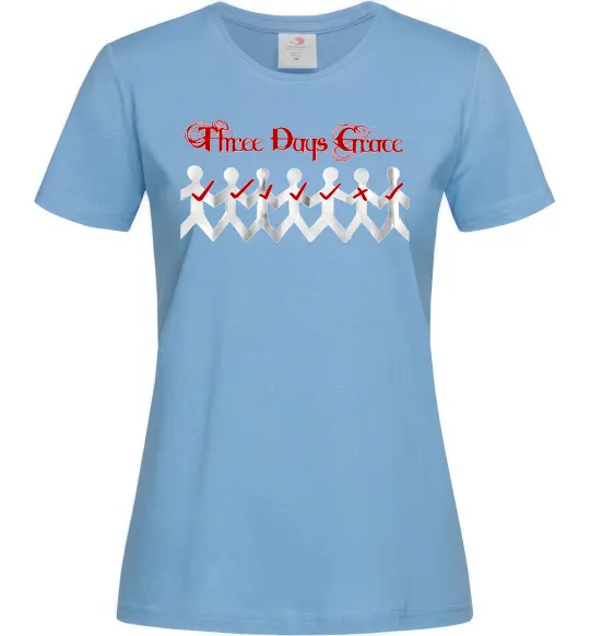 Женская футболка Three Days Grace One-X Голубой фото