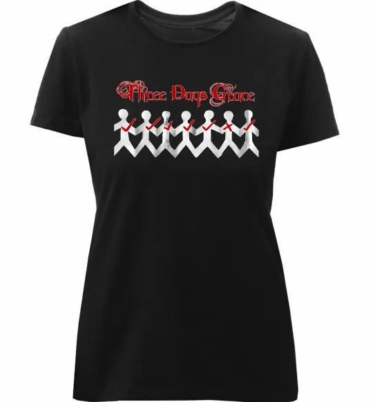 Женская премиум футболка Three Days Grace One-X Черный фото