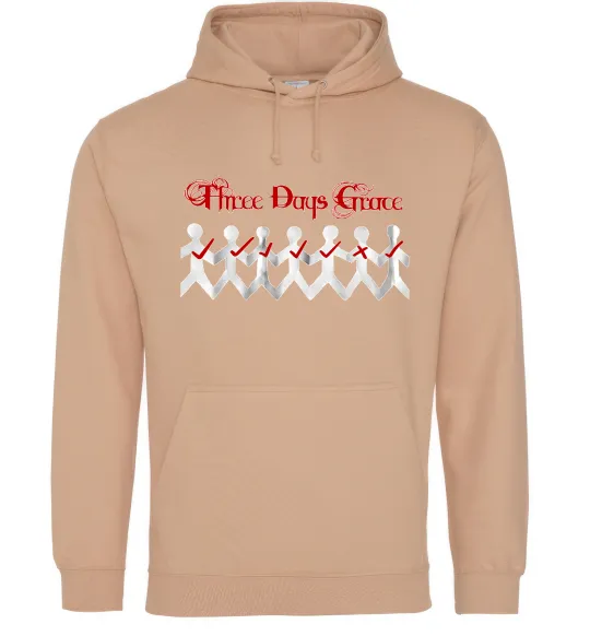 Мужская толстовка (худи) Three Days Grace One-X Песочный фото