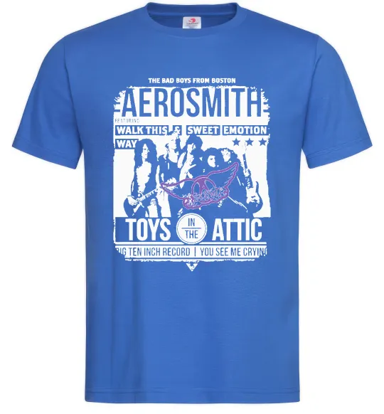 Чоловіча футболка Aerosmith toys in the Attic Яскраво-синій фото