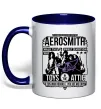 Чашка з кольоровою ручкою Aerosmith toys in the Attic Глибокий темно-синій Чашка з кольоровою ручкою Aerosmith toys in the Attic Глибокий темно-синій фото