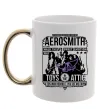 Чашка з кольоровою ручкою Aerosmith toys in the Attic Золото Чашка з кольоровою ручкою Aerosmith toys in the Attic Золото фото
