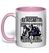 Чашка з кольоровою ручкою Aerosmith toys in the Attic Ніжно рожевий Чашка з кольоровою ручкою Aerosmith toys in the Attic Ніжно рожевий фото