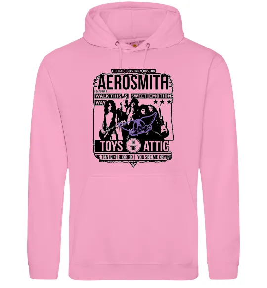 Чоловіча толстовка (худі) Aerosmith toys in the Attic Рожевий фото