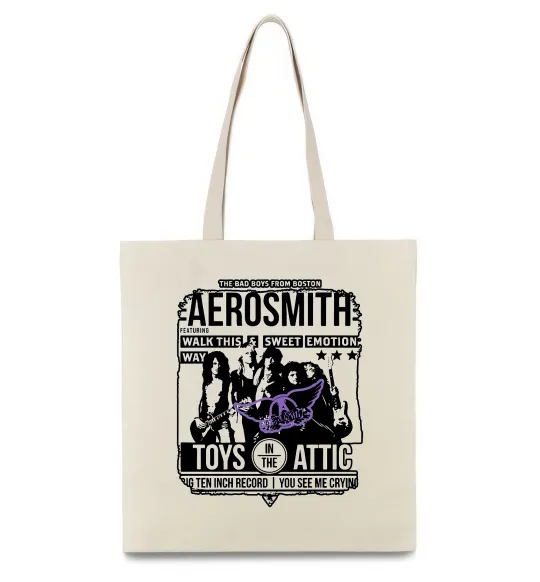 Еко-сумка Aerosmith toys in the Attic Бежевий фото