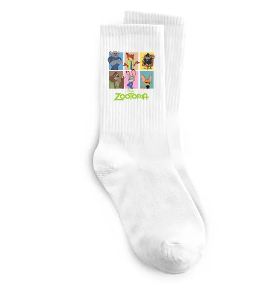 Шкарпетки Зоотрополіс Білий фото