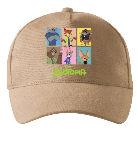 Кепка Зоотрополіс Пісочний фото