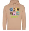Мужская толстовка (худи) Зоотрополіс Песочный фото