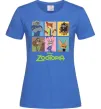 Жіноча футболка Зоотрополіс Яскраво-синій фото
