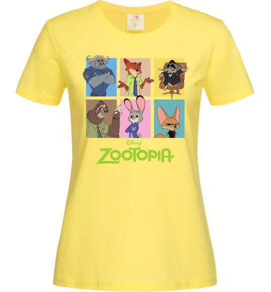 Жіноча футболка Зоотрополіс Лимонний фото