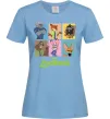 Жіноча футболка Зоотрополіс Блакитний фото