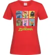 Жіноча футболка Зоотрополіс Червоний фото