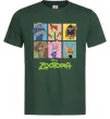 Мужская футболка Зоотрополіс Темно-зеленый фото