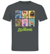 Мужская футболка Зоотрополіс Графит фото