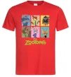 Мужская футболка Зоотрополіс Красный фото