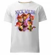 Мужская премиум футболка Nick Wilde Белый Мужская премиум футболка Nick Wilde Белый фото