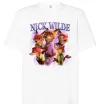 Футболка Оверсайз Nick Wilde Белый Футболка Оверсайз Nick Wilde Белый фото