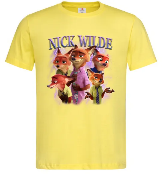 Мужская футболка Nick Wilde Лимонный фото