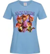 Женская футболка Nick Wilde Голубой Женская футболка Nick Wilde Голубой фото