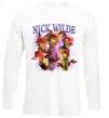 Лонгслив Nick Wilde Белый Лонгслив Nick Wilde Белый фото