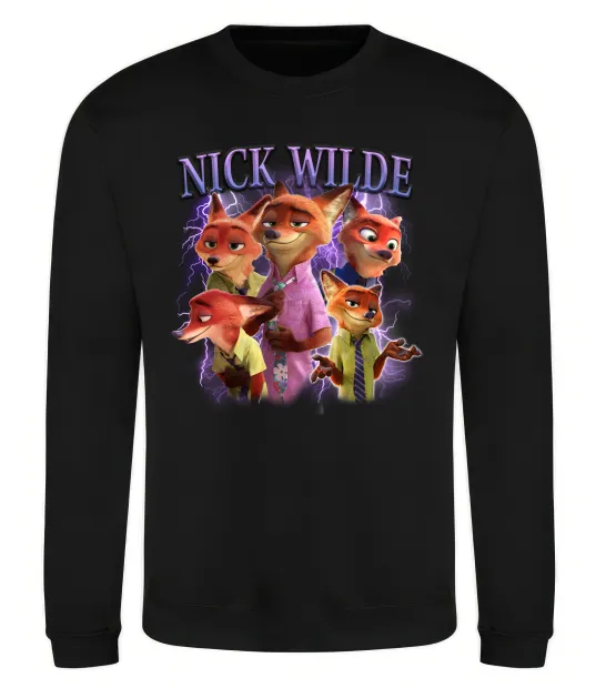 Свитшот Nick Wilde Черный фото