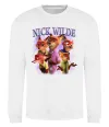 Свитшот Nick Wilde Белый Свитшот Nick Wilde Белый фото