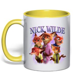 Чашка с цветной ручкой Nick Wilde Чашка с цветной ручкой Nick Wilde