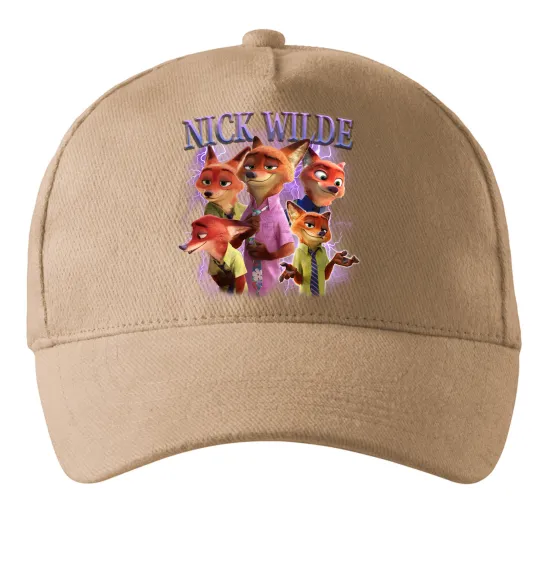 Кепка Nick Wilde Песочный фото