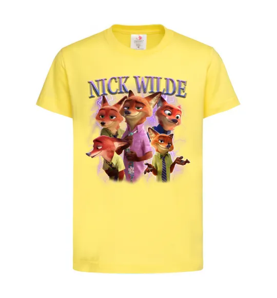 Детская футболка Nick Wilde Лимонный фото