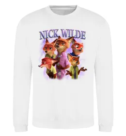 Світшот Nick Wilde Білий фото