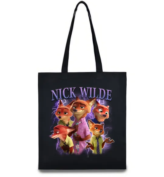 Эко-сумка Nick Wilde Черный фото