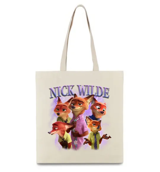 Эко-сумка Nick Wilde Бежевый фото
