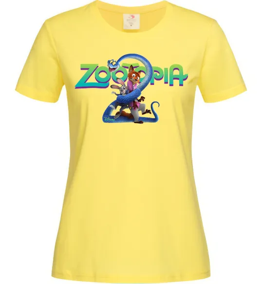 Женская футболка Zootopia 2 Лимонный фото