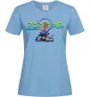Женская футболка Zootopia 2 Голубой Женская футболка Zootopia 2 Голубой фото