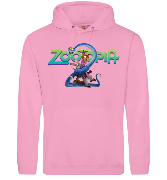 Чоловіча толстовка (худі) Zootopia 2 Рожевий фото