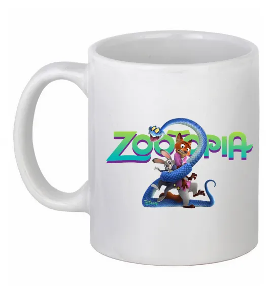 Чашка керамічна Zootopia 2 Білий фото
