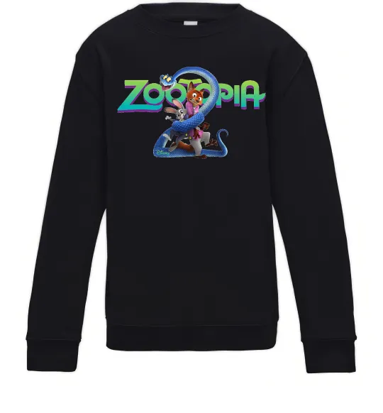 Детский Свитшот Zootopia 2 Черный фото